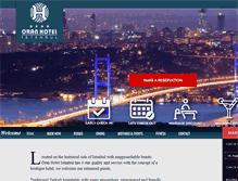 Tablet Screenshot of oranhotel.com